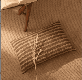 Reverse Weave Stripe Lumber Pillow   Inch Pillow For Sofa  Bed & Home Decor  Stylish Textured And Durable Accent Cushion For Living Room & Bedroom